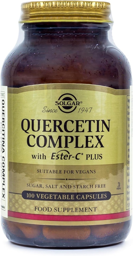 Solgar, Quercitin kompleks med Ester C, 50 greve