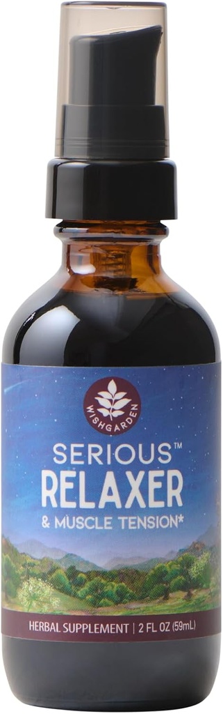 WishGarden Urter, alvorlig avslappende og muskel tøy diett kosttilskudd, pumpe topp, 2 fl Oz
