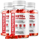 LIVORKA (3 pakke) Ketosyn ACV Gummies, Keto Syn Gummies, Ketosyn Keto Plus ACV Gummies, Ketosyn Keto ACV Gummies, Keto Syn ACV Gummies 1050 MG, Keto ACV Gummies Ketosyn, 180 Gummies i 3 måneder