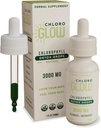 Kloroglow flytende klorofyll oksygen dropper 3000 mg Energitilskudd immunstøtte, naturlig detox, hevelse sykhetshjelp og kroppen deodorizing Supplement 30ml (pakke av 1)