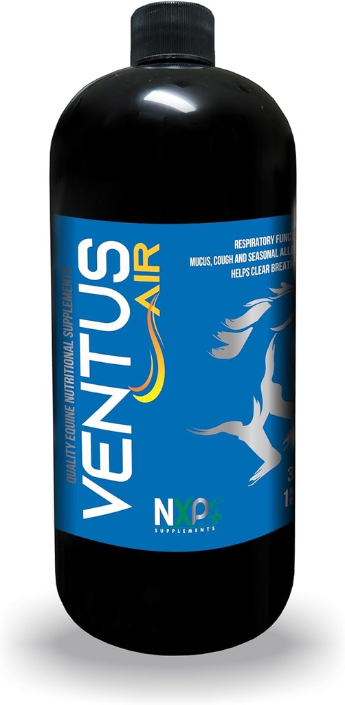 Ventus Air - pustestøtte Mucus Cough Allergies Supplement for hester av NXP Supplements - 1 Quart (32 oz)