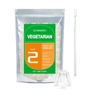 wananfu Størrelse 2 tommer kapsler vegetarisk (500 greve) bunke med 2 Micro Lab Spoons, ren fyllelige veggie piller størrelse 2 for å lage dine egne kosttilskudd