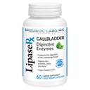 Gallbladder Formula, Lipase, Protease og Amylase Digestive Enzymer å redusere Bloating - Vegetarisk formel, 60 Veg Kapsler