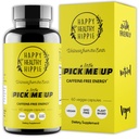 Naturlig energipiller – koffeinfri – metabolisme, mental booster – med Rhodiola Rosea, Dandelion Root, Bacopa, Ginseng Extract – 7 urter og absorpsjon Enhancering Piperine – Vegansk, ikke-GMO, 60 Ct