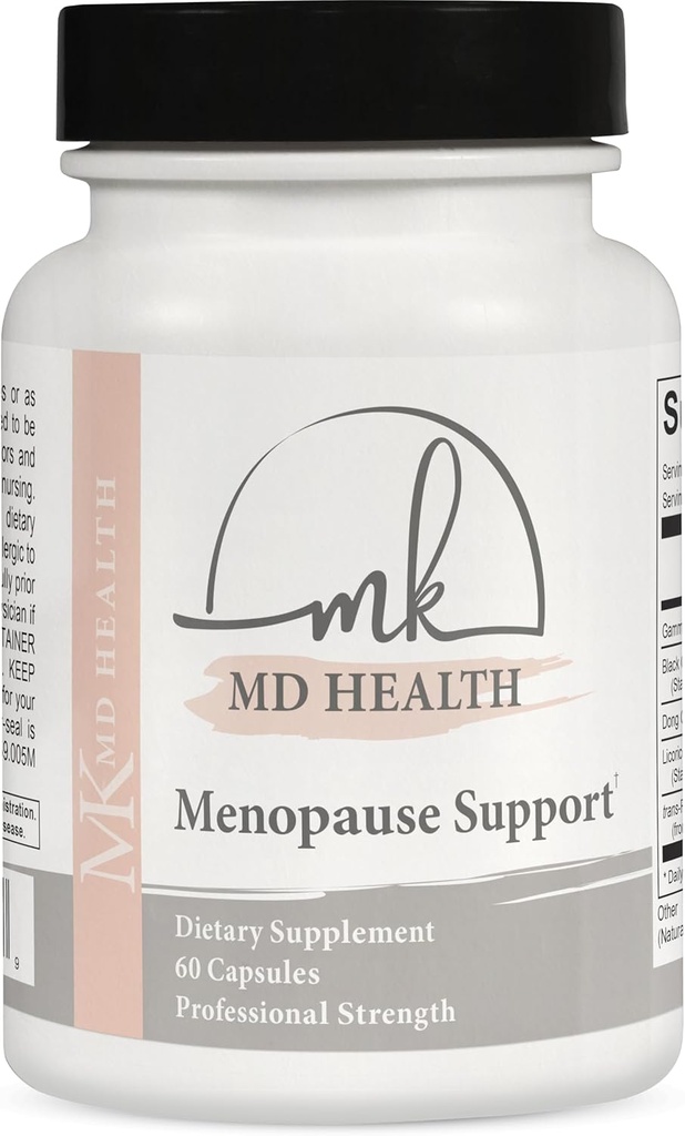 OPGYN utviklet naturlig menopause støtte supplement for relief fra symptomer på menopause og perimenopause, 60 greve