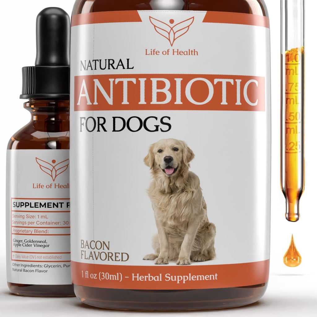 Naturlige antibiotika for hunder | Hunde Antibiotika | Hunde øreinfeksjon behandling | Hunde kløe relief | Yeast Infektion behandling for hunder | Hunde Antibiotika | Kjæledyr Antibiotika | Antibiotika for hunder | 1 oz