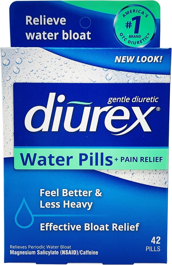Diurex vannpiller, 42 grevepiller (pakke med 3)