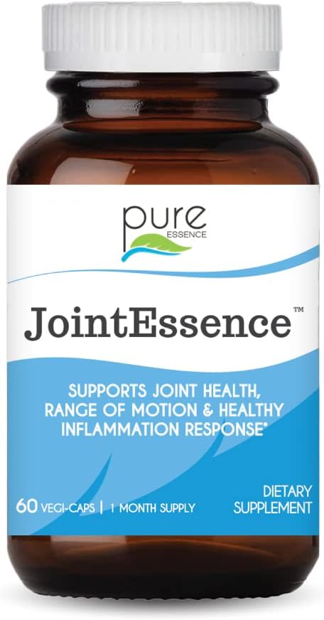 Pure Essence Labs JointEssence Supplement - naturlig felles støtte for menn og kvinner - ikke GMO - 60 vegetariske kapsler