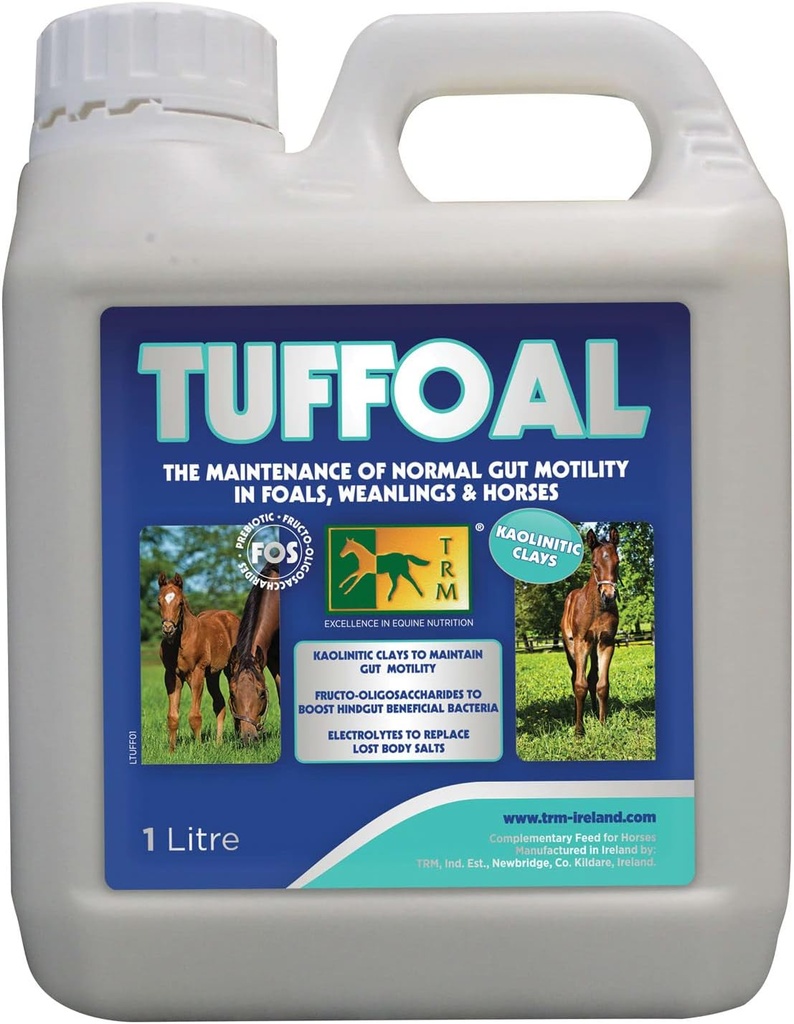 TRM Tuffoal hestemate Supplement for gut motilitet med kaolinittiske Clays og Pectin - 33,8 fl oz (1 liter) - 33,8 fl oz