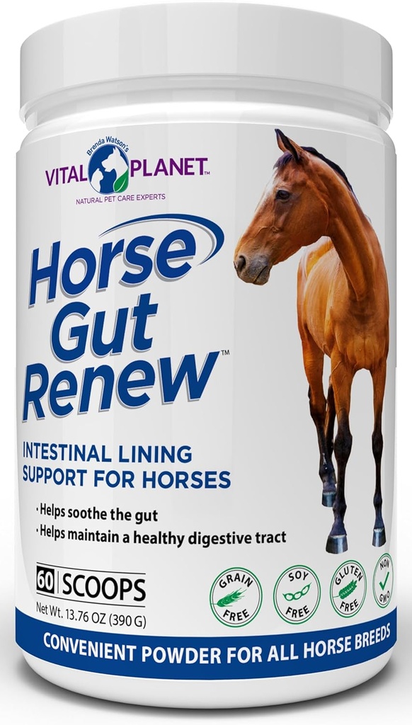 Vital Planet - Horse Gut Renew Intestinal Lining Støtte for hester 13.76oz, 60 Scoop