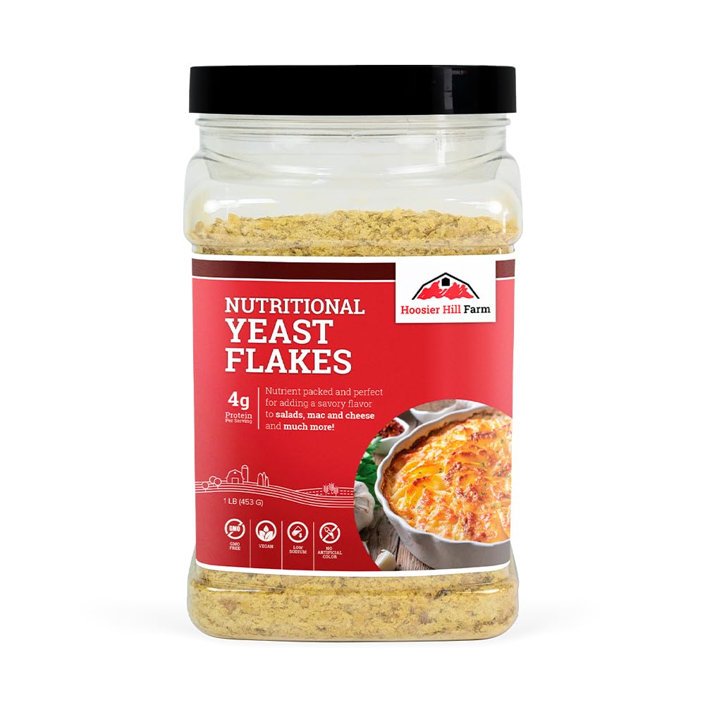 Hoosier Hill Farm Næringsmiddel Yeast Flakes, 1LB (Pack of 1)