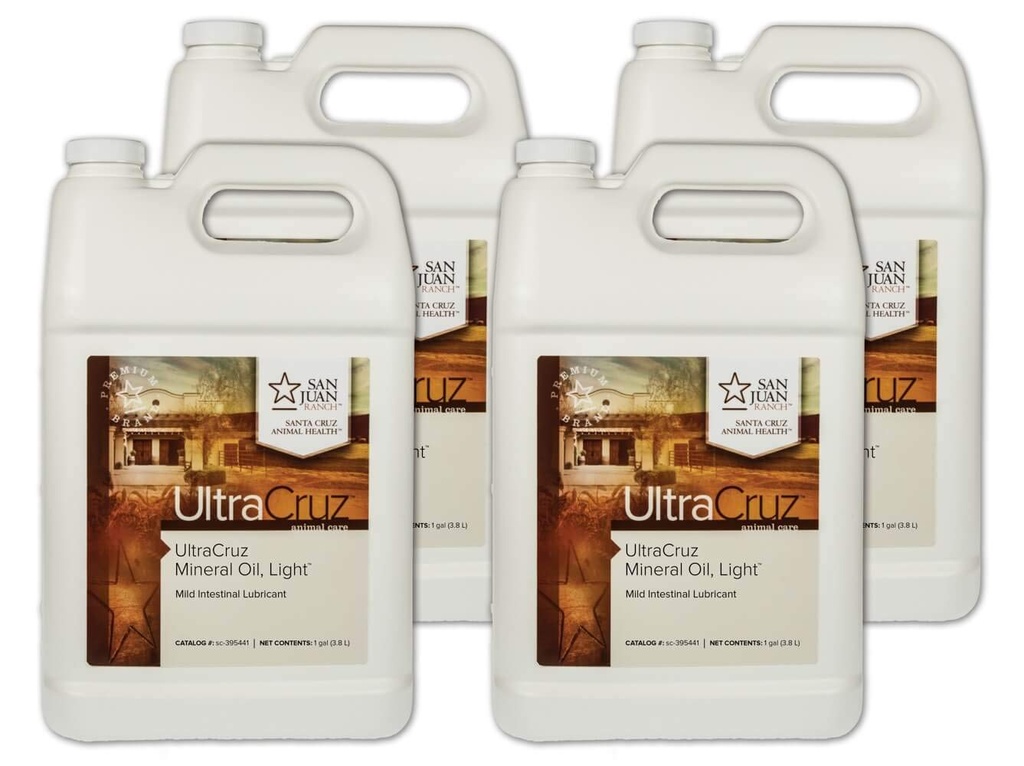 UltraCruz - Sc-395544 Mineral olje lys Supplement for hester, husdyr og hunder, 4 x 1 Gallon