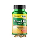 America Medic & Science Xtra D3 Vitamin D 5000 IU (125 mikrog) Kolekalciferol Supplement for menn og kvinner (60 lett å svelge Softgels) Best for bein, hjertehelse, immunsystemstøtte, lungefunksjon