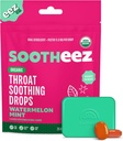 Sootheez Organic Throat Soothing Drops for voksne, Watermelon Mint, 25 greve, Påfyllbar, Flotte Tasting Drops At Sooth Sore Throats