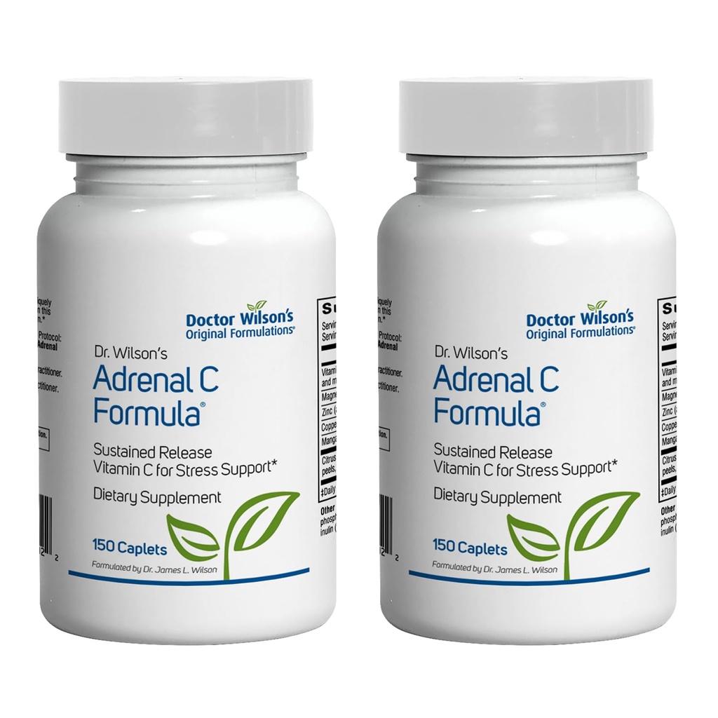 Doktor Wilsons opprinnelige formler 2-Pack Adrenal C Formula 150 caplets
