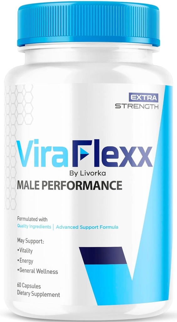 ViraFlexx Pro kapsler for menn, Offisielle ViraFlexx Pro Mannlige piller støtte alle naturlige Premium avansert formel, ViraFlex Supplement støtte, Vira Flexx anmeldelser, 60 kapsler i 1 måned