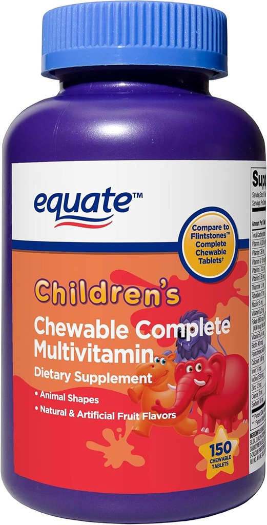 jogi Barn Chewable Komplett Multivitamin Tabletter Diett Supplement, Ingen Gluten eller Laktose 150 greve