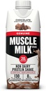 Muskelmelk ekte proteinshake, sjokolade, 11 Fl Oz karton, 12 pakke, 25g protein, null sukker, kalsium, vitaminer A, C & D, 5g fiber, energiserende snack, treningsgjenvinning, emballasje mai Vary