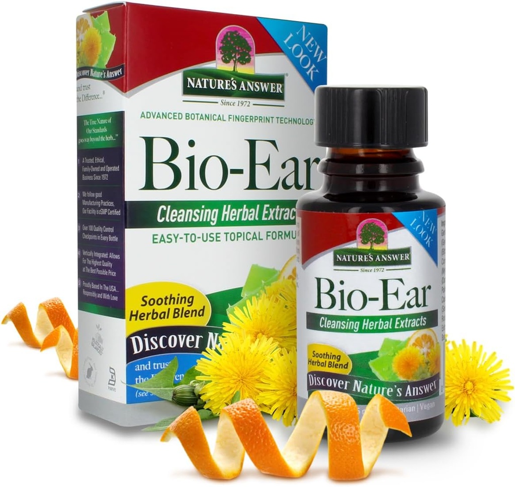 Naturens svar Bio-Ear Topical Formula, 0.50-Ounce