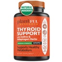 Thyroid støtte for kvinner og iodin Supplement ǀ Forbedret absorpsjon Thyroid kompleks for energi, metabolisme, fokus formel, avslapping med Ashwagandha, L-tyrosin og Adaptogens Non-GMO