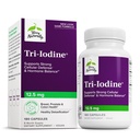 Terry Naturally Tri-Iodine - Støtte Thyroid Helse - Hjelper Hormon Balance med molekylær jodin fra Kelp - Funksjoner Kalium jodid & Natrium jodid - Brain & Energy Support - 12,5 mg, 180 Kapsler