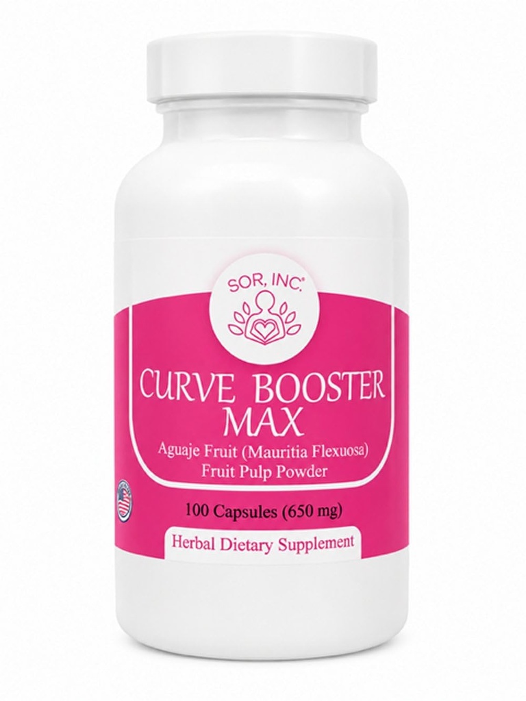 Curve Booster Max ren Aguaje kapsler for kvinner og transgender 650 mg USA laget