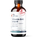 Designs for Helse Vitamin B6 Flytende - 50 mg B6 med Magnesium Chelat + Sink Supplement - Absorberer enkelt + Great Tasting Raspberry Flavor (24 Serveringer / 4 Fl Oz)