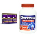 GoodSense Omeprazol tabletter 20 mg 14 greve (3 pakke) og Gaviscon ekstra styrke Cherry Chewable tabletter Heartburn Relief 100 Count