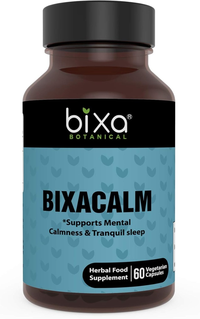 bixa BOTANICAL Bixacalm Kapsler, 60 Veg Kapsler (450 mg) Ashwagandha Extract & Valerian Extract for søvn