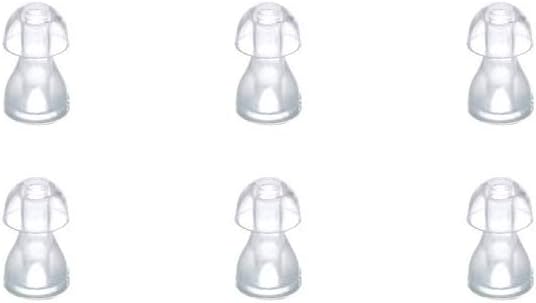 (6pcs/lot)Hearing Aid øretips Silikon ørepropp Domes for BTE,ITE og lomme høreapparater øre Bud erstatninger (liten φ8mm)