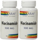 AEE Niacinamid 500 mg Solaray 100 Vegkaps
