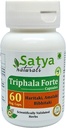 Triphala Forte Kapsler 500 mg. 60 Veg. Kapsel | Amalaki, Haritaki, Bibhitaki Extract Kapsler for menn og kvinner | Ayurvedic Herbal Supplement / Remedies | 10:1 Forte (1 flaske 60 Kapsler)