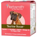 Herbsmith Taurin Boost - hjerte og hjerte støtte for hunder og katter - Taurin Supplement for hund og katt hjerte helse - med CoQ10, Taurin og L-karnitin for hunder - 75g