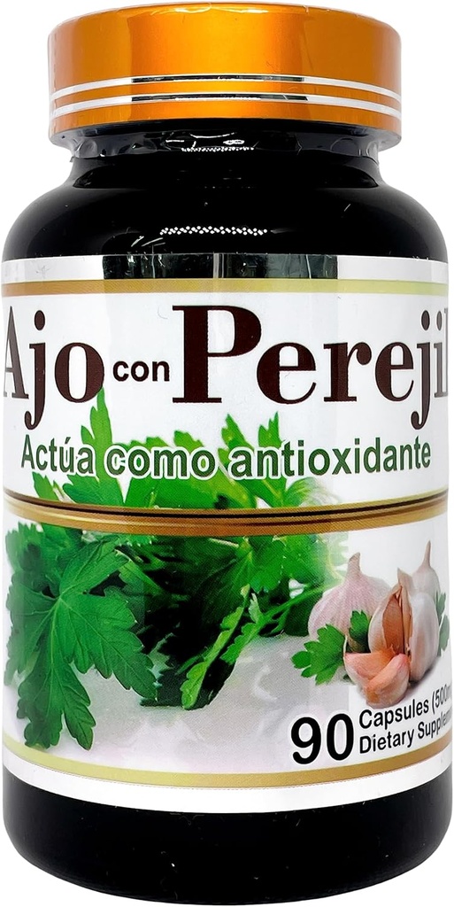 AJO con Perejil (Garlic og persille ekstrakt) 500mg 45 serveringer