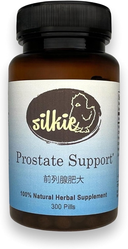 Silkie Herbs Prostate Support - Urin relief, Blader Control, Redusere hyppig urinasjon, 300 telling