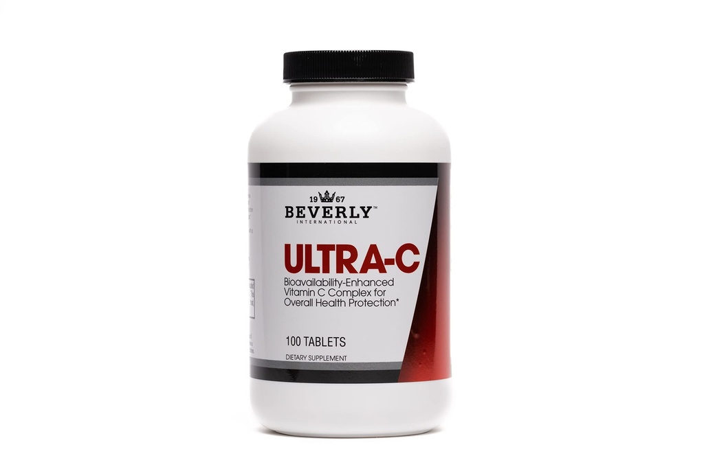 Beverly International Ultra-C, 100 identifiserbare vitamin C-faner. Ideell for total helse og gjenoppretting. Farmasøytisk grad, øke din C