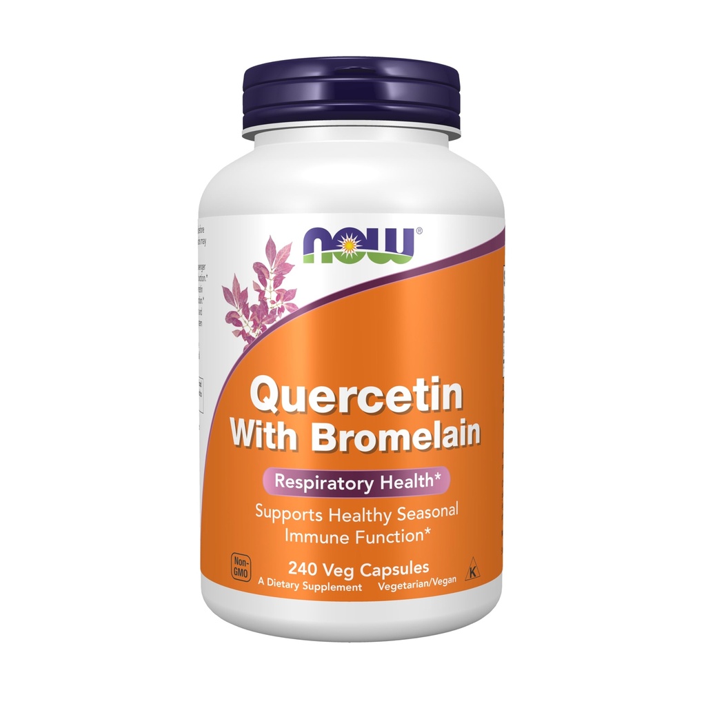 NÅ Mattilskudd, Quercetin med Bromelain, balansert immunsystem*, 240 Veg Kapsler