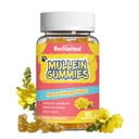 Mullein Gummies 3000MG, Sukkerfri Mullein Gummies med Bromelain & Quercetin, Mullein Leaf Ekstrakt Kosttilskudd for Lungs, Vegan, 60 greve