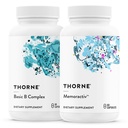 THORNE - Basic B Complex (60 Kapsler) & Memoractiv (60 Kapsler) Bundle - Støtter hjernens helse, cellulær energiproduksjon og fokus - Glutenfri, Dairy Free