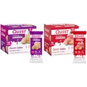Quest Frostate Cookies Twin Pack with Birthday Cake 1g Sukker 10g Protein 2g Netto Carbs Glutenfri 8 Count og Jordbær Kake 1g Sukker 10g Protein 2g Netto Carbs Glutenfri 16 Cookies