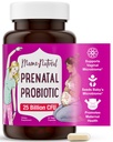 Mamma naturlige prenatal probiotika for kvinner – Gut & Immune Støtte for graviditet, amming og postpartum* | 25 milliarder CFU, 12 Strain Probiotic & Prebiotic Blend til å støtte mamma og baby