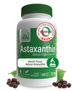 Helse Thru Ernæring Astaxanthin Triple Styrke 12 mg Supplement 120 Softgels ® AstaZine fra Algae Organisk Voksen i Pristine Himalayan Vann ® Hud og Visjon Støtte
