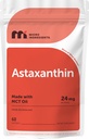 Mikro ingredienser Astaxanthin 24mg med MCT olje, 60 Softgels, 2 måneders forsyning | Maks styrke Astaxanthin Antioksidant kosttilskudd | ferske mikroalgae kilde | Ikke-GMO, Glutenfri, Ingen soya