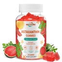 Astaxanthin 12mg Kosttilskudd Gummier: Antioksidant Supplement til støtte for øye, hud, felles og immunsystem Helse Ikke-GMO & Glutenfri (60 Gummies)