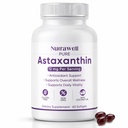 NutraWell Astaxanthin 12 mg, med kokosolje, Antioksidant støtte Supplement, Ikke-GMO, Glutenfri, 60 Softgels