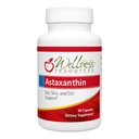 Velvære ressurser Astaxanthin 6 mg | Helfood Microalgae Hematococcus Pluvialis | Høy potens Hele Algae Astapure | Astaxanthin Næringstilskudd | 90 kapsler