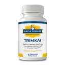 Enkel løfte TrimKai - japansk svart vinylkapsler for metastatisk støtte - med Astaxanthin 12 mg, Seaweed & Black Pepper ekstrakt - Plantebasert formel - 30 Kapsler