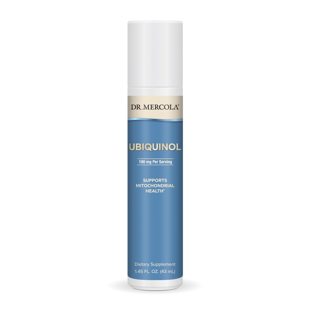 Dr. Mercola Ubiquinol væskepumpe, 1.45 Fl. Oz. (43 ml), Om 18 Serveringer, Diett Supplement, støtter Mitochondrial helse, ikke-GMO