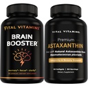 Vital vitaminer Brain Booster 30 ct + Astaxanthin 60 ct