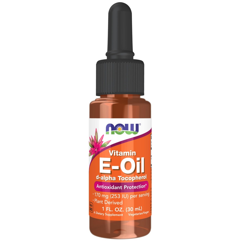 NU Mattilskudd, naturlig vitamin E-Oil væske (D-Alpha tokoferol), antioksidant beskyttelse*, 1-Ounce